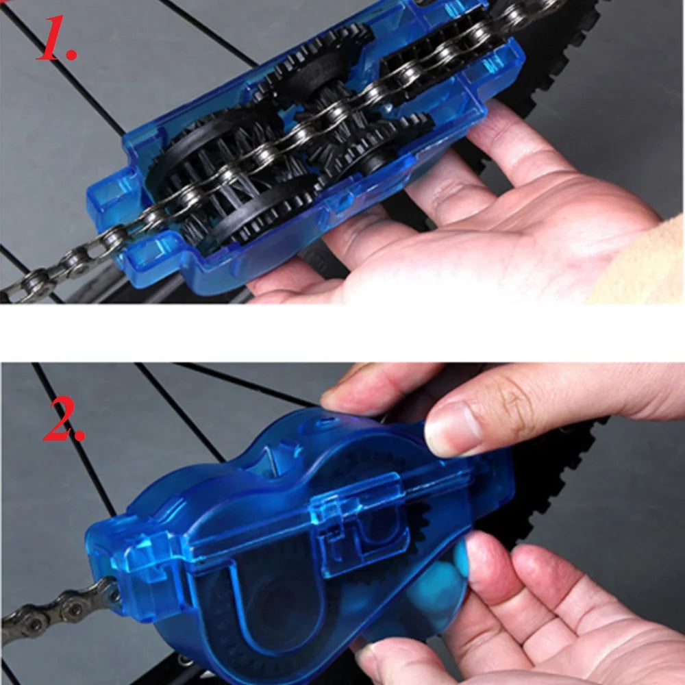 Smart cleaning Portable Bicycle Chain Cleaner
